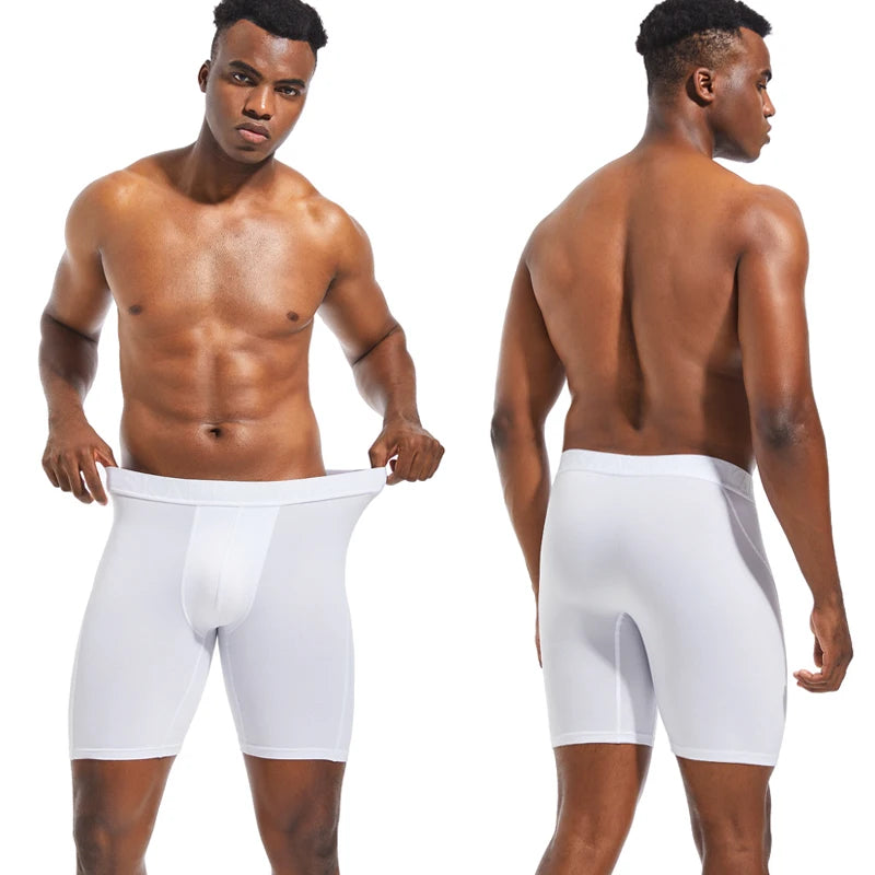 Sports Long Men's Panties New Boxers For Man Underwear Polyester Mens Boxers Sexy Boxer Shorts Fashion Homme Boxershorts