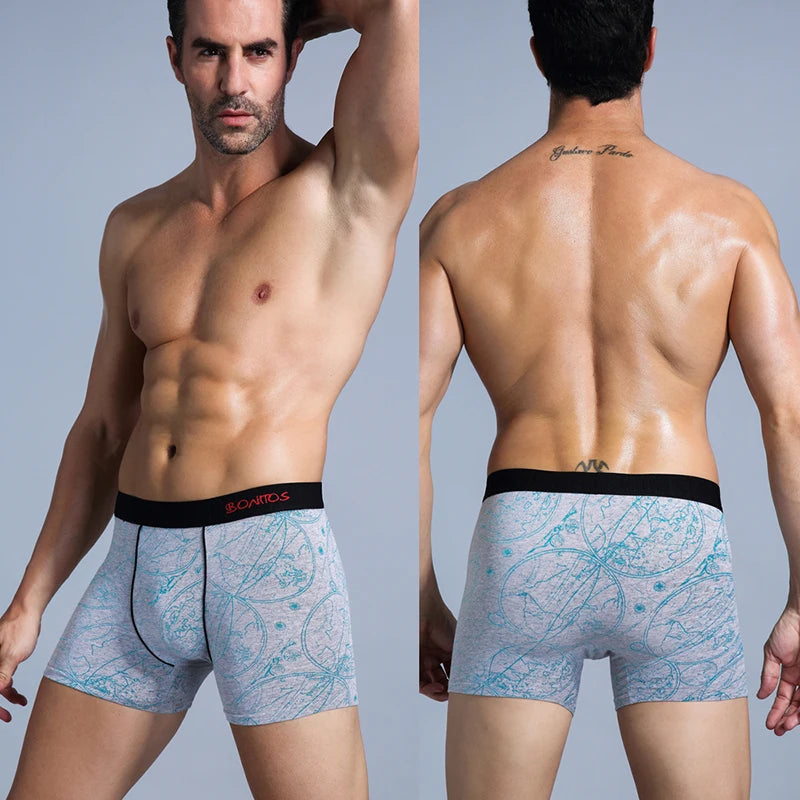 6pcs White Men Panties Cotton Boxers For Man Underwear Pack Brand Male Underpants Slip Sexy Trunks Gift Homme Boxer Shorts