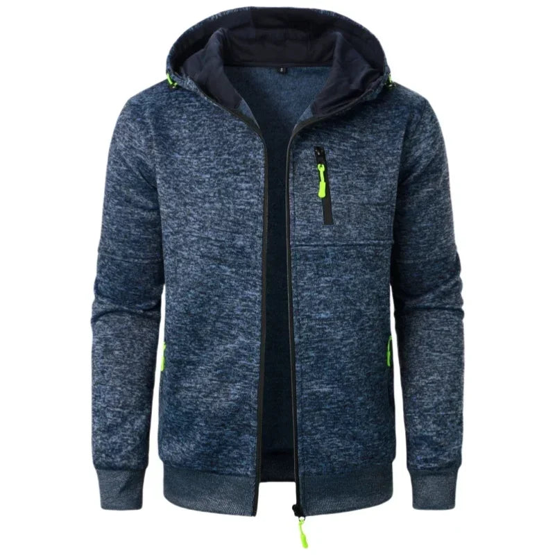 Men's Warm Cardigan Winter Sweaters Knitwear Zip-Up Jacket Man Coats fashion Sweatshirts Casual Knit Sweater Outwear Man Clothes