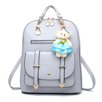 Fashion Backpacks Female High Quality Leather Bagpack for Women Rucksacks Large Capacity School Bag Ladies Travel Bags Mochilas