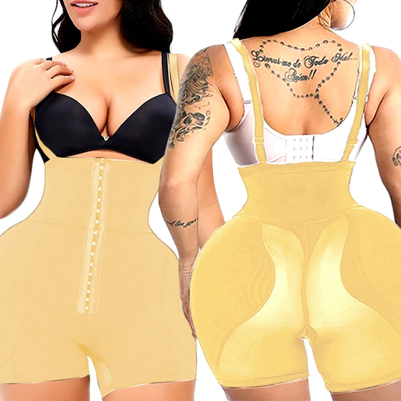 Bodysuits Shapewear Padded Hip Enhancer Bra Cushion Butt Lifter Sexy Back Body Shaper Jumpsuits Fajas Colombianas Girdles Corset