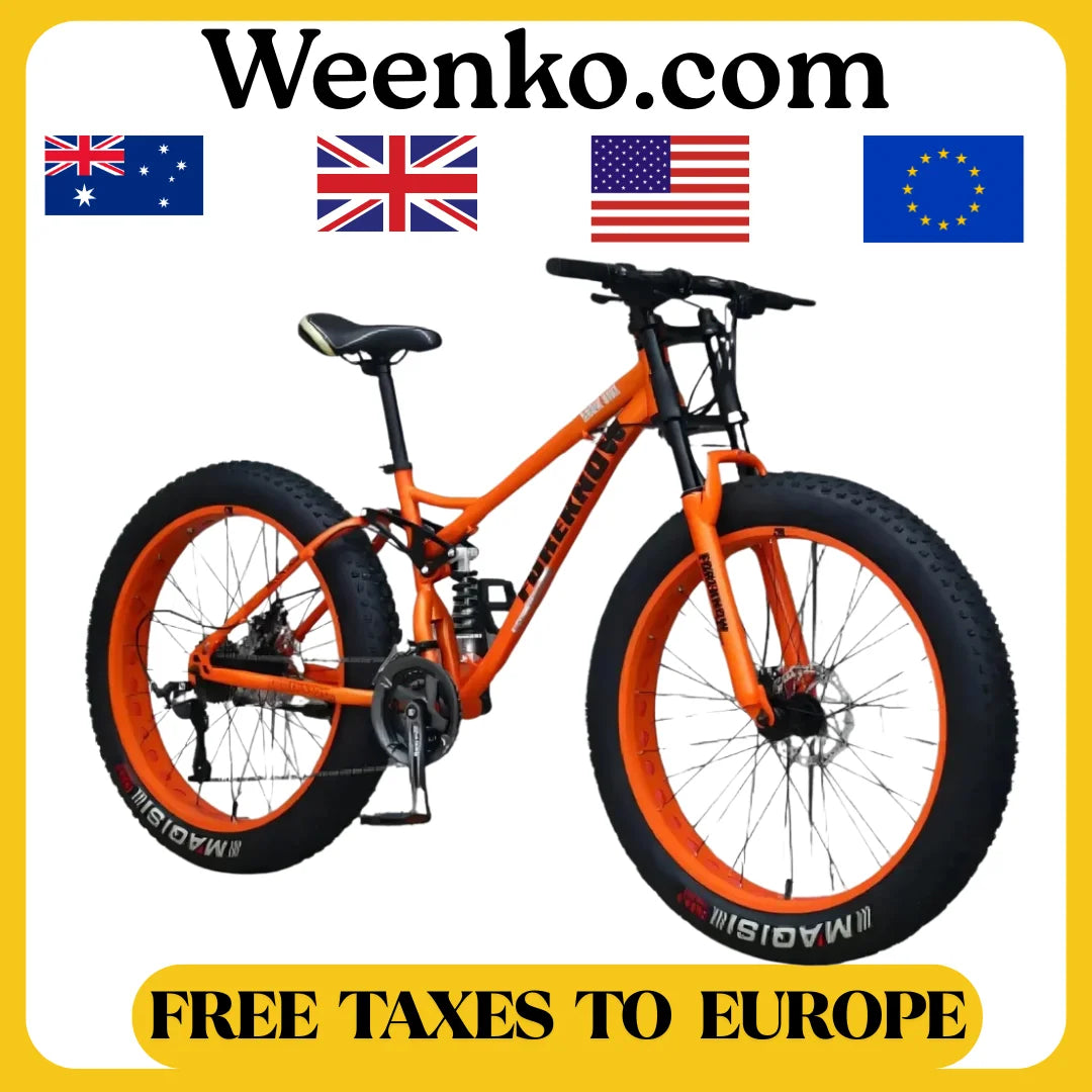 Fat tire bike,double disc brake 24inch 26 inch cheap adult bicycle snow beach bike fashionh