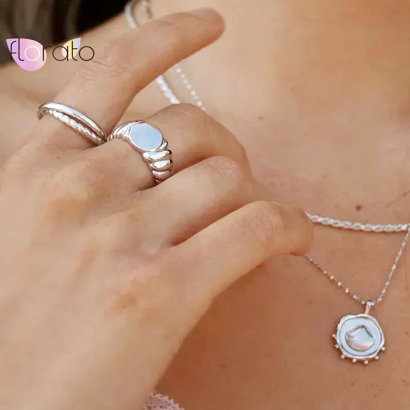 24k Gold-Plated Silver Bling Minimalist Multiple Styles CZ Finger Ring For lovers' Anniversary Engagement Ring Gift Fine Jewelry