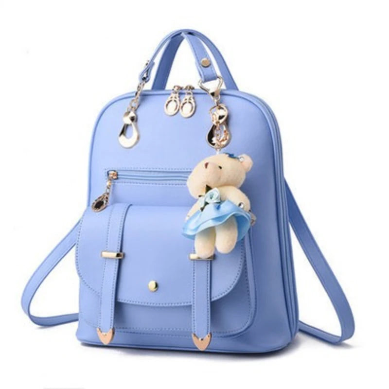 Fashion Backpacks Female High Quality Leather Bagpack for Women Rucksacks Large Capacity School Bag Ladies Travel Bags Mochilas