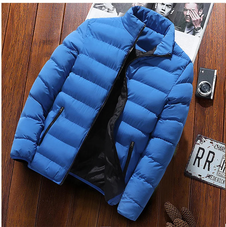 2025 New Fashion Zip Winter Jacket Men Women Autumn Coat Male Clothes Thin Style Casual Cotton Jackets