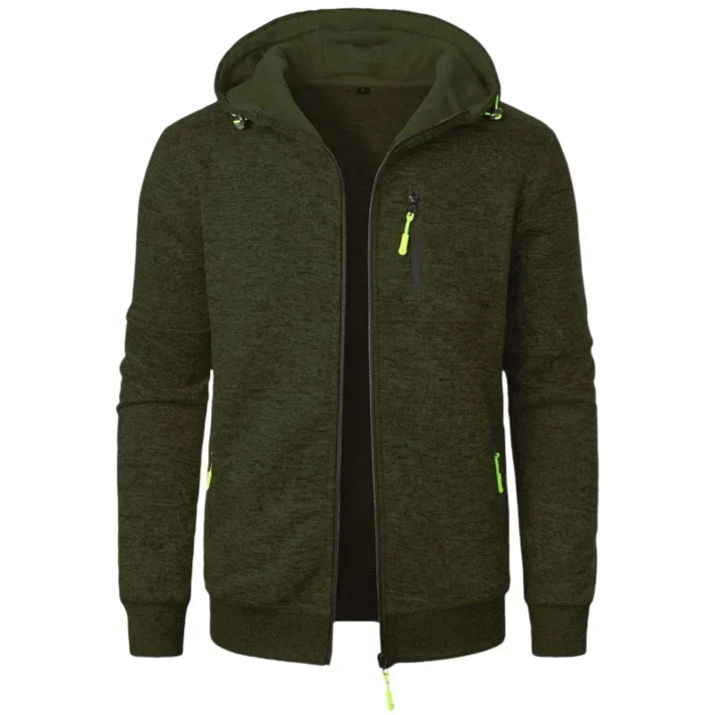 Men's Warm Cardigan Winter Sweaters Knitwear Zip-Up Jacket Man Coats fashion Sweatshirts Casual Knit Sweater Outwear Man Clothes