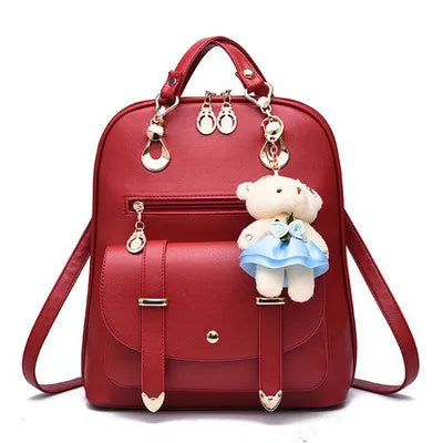 Fashion Backpacks Female High Quality Leather Bagpack for Women Rucksacks Large Capacity School Bag Ladies Travel Bags Mochilas