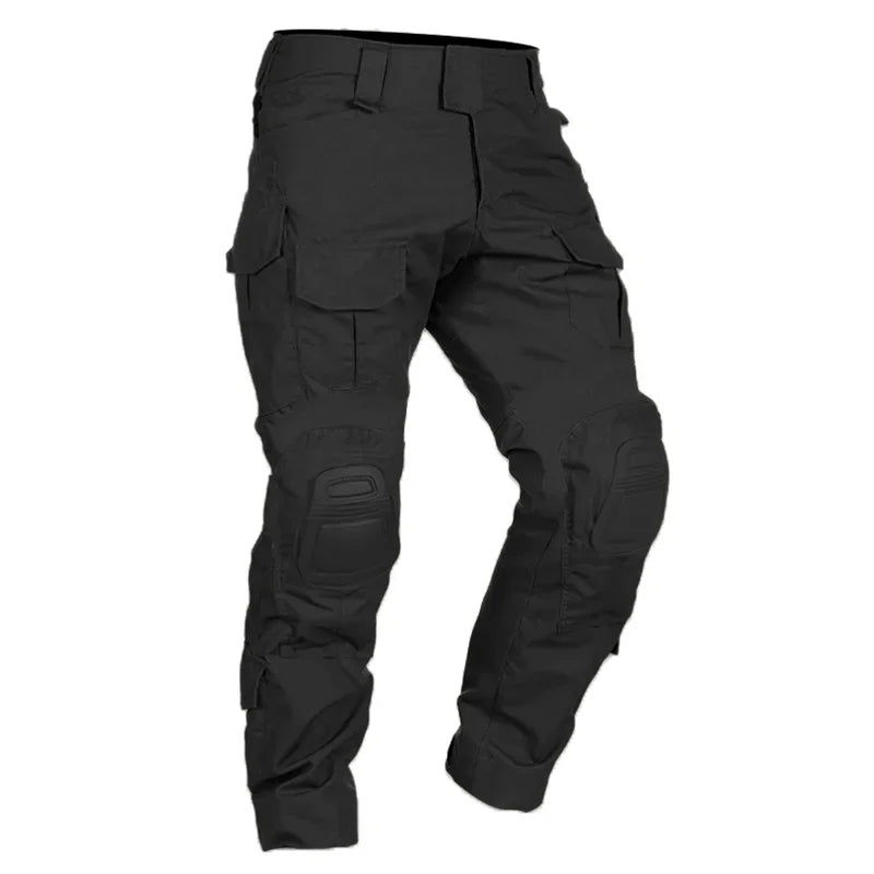 Men Combat Pants With Knee Pads Tactical Cargo Sport Trousers Camouflage Multicam Trekking Hunting Clothes(Not knee pads)