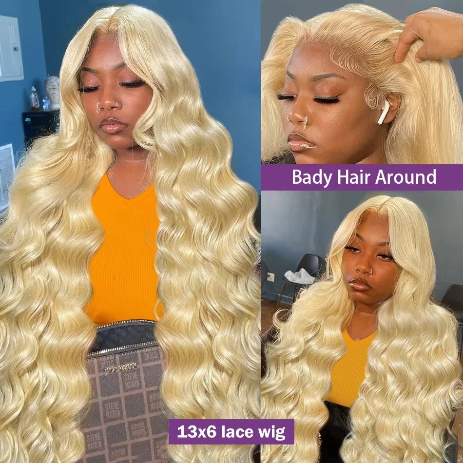 SoGreat Blonde 613 13x4 Lace Frontal Loose Body Wave Body Wave Lace Front Wig 13x6 Honey Blonde Wig Human Hair Colored For Women
