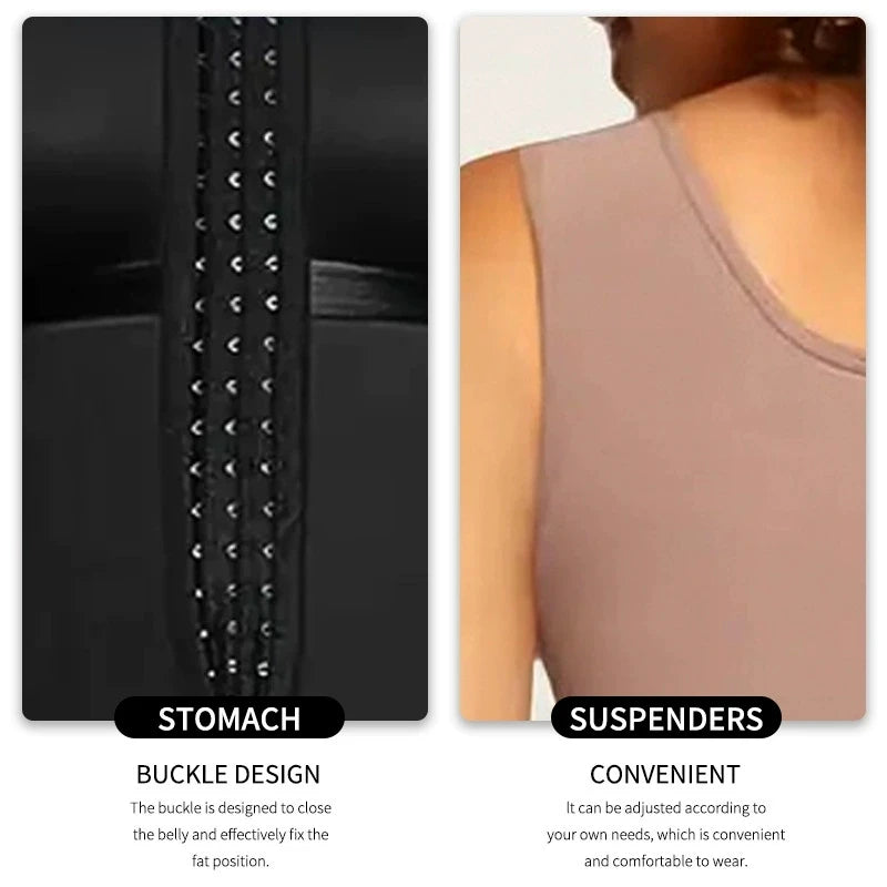 AfruliA Fajas Colombianas Girdle Bodysuits Shapewear Stage 2 Post-surgery Corset High Compression Waist Trainer Slim Body Shaper