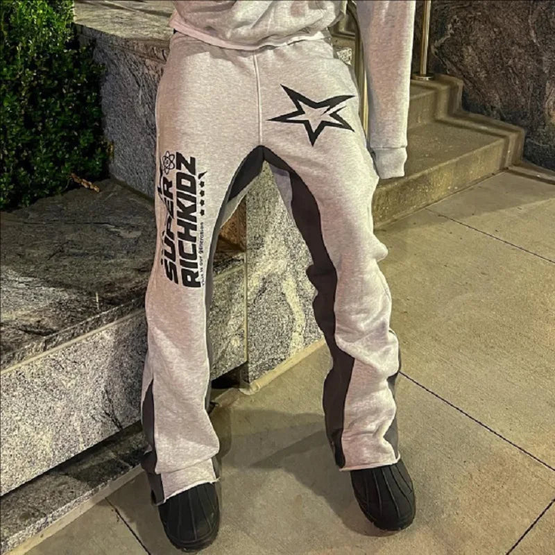New Y2K Autumn/Winter Clothes Men's clothing and Women's Pants Fitness Pants Fashion Trend High Street Pants Casual Pants 2024