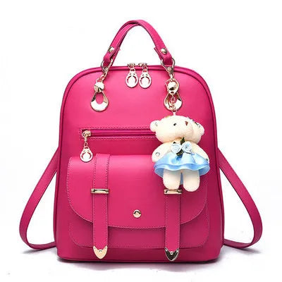 Fashion Backpacks Female High Quality Leather Bagpack for Women Rucksacks Large Capacity School Bag Ladies Travel Bags Mochilas