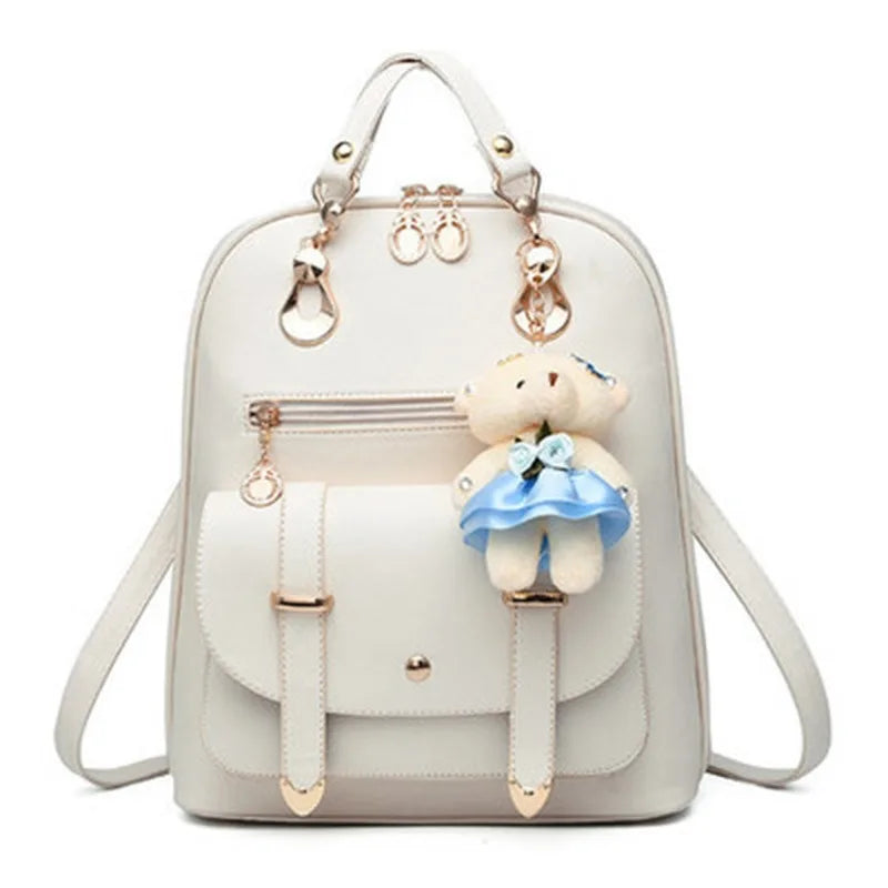 Fashion Backpacks Female High Quality Leather Bagpack for Women Rucksacks Large Capacity School Bag Ladies Travel Bags Mochilas