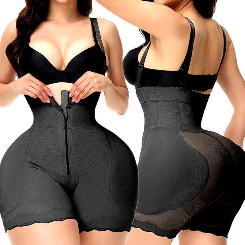 Bodysuits Shapewear Padded Hip Enhancer Bra Cushion Butt Lifter Sexy Back Body Shaper Jumpsuits Fajas Colombianas Girdles Corset