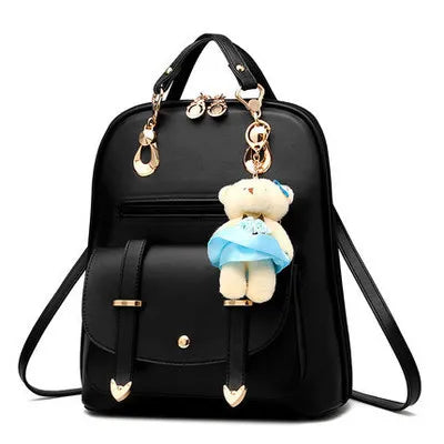 Fashion Backpacks Female High Quality Leather Bagpack for Women Rucksacks Large Capacity School Bag Ladies Travel Bags Mochilas