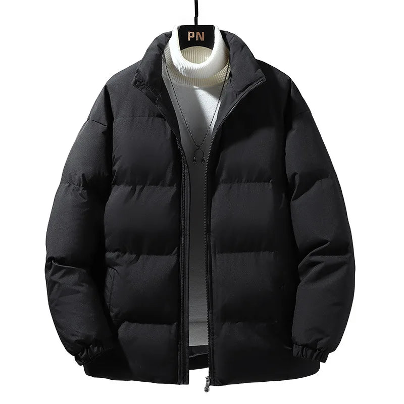 DIMUSI Winter Men's Jacket Fashion Men Thermal Parkas Coats Casual Classic Outwear Windbreaker Warm Padded Jackets Men Clothing