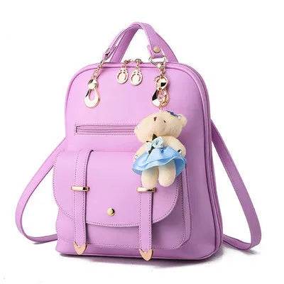 Fashion Backpacks Female High Quality Leather Bagpack for Women Rucksacks Large Capacity School Bag Ladies Travel Bags Mochilas
