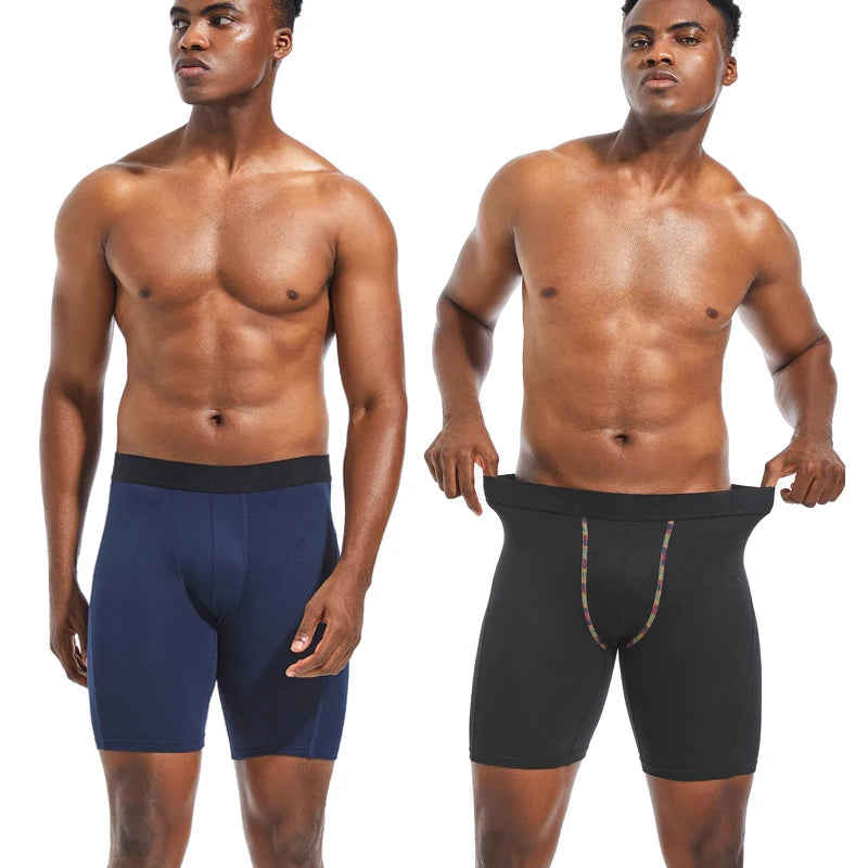 Sports Long Men's Panties New Boxers For Man Underwear Polyester Mens Boxers Sexy Boxer Shorts Fashion Homme Boxershorts