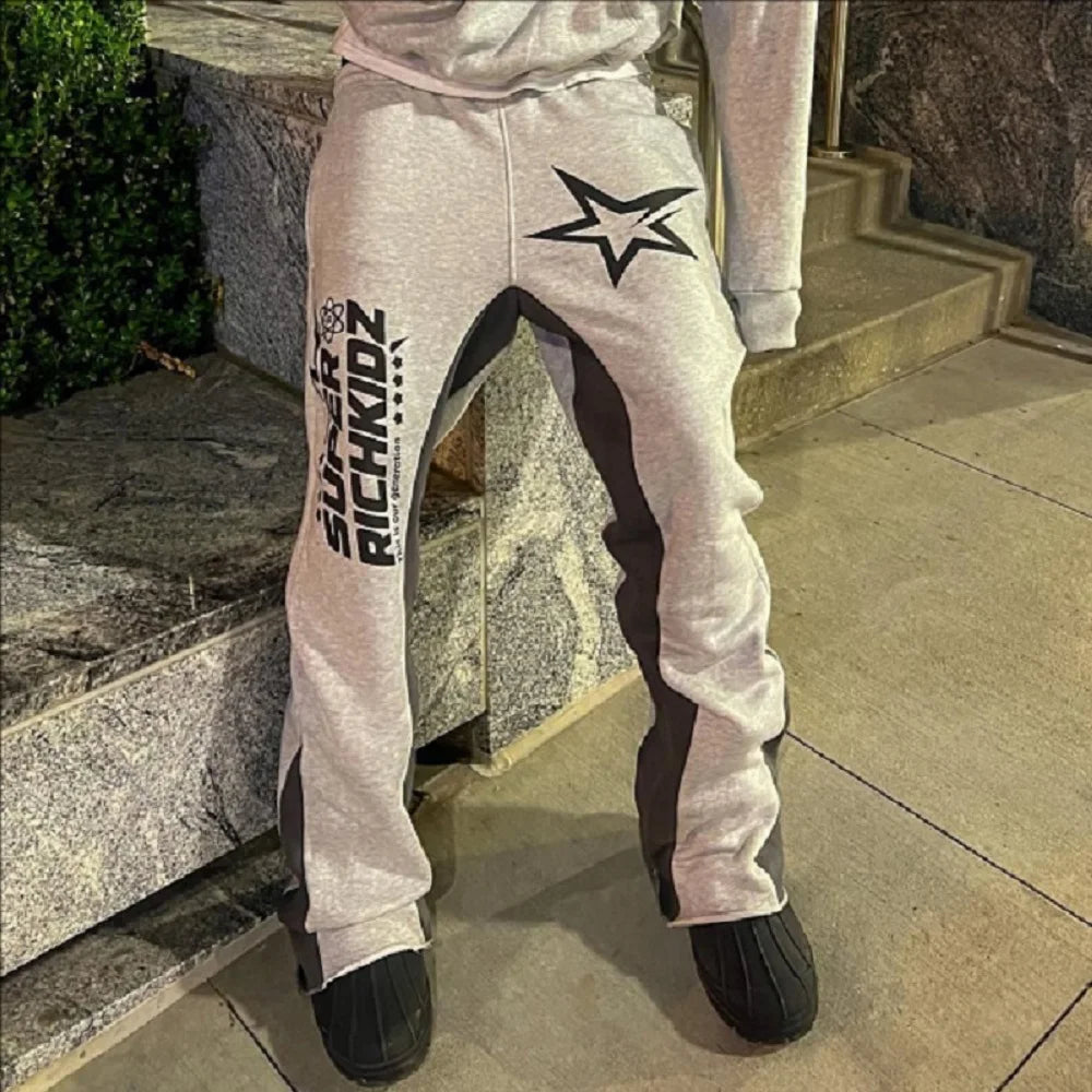 New Y2K Autumn/Winter Clothes Men's clothing and Women's Pants Fitness Pants Fashion Trend High Street Pants Casual Pants 2024