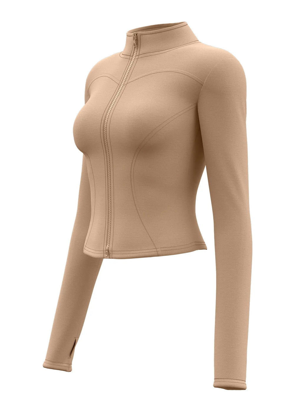 2024 New yoga coat short sports jacket women's fitness clothes slimming body sculpting zipper yoga jacket