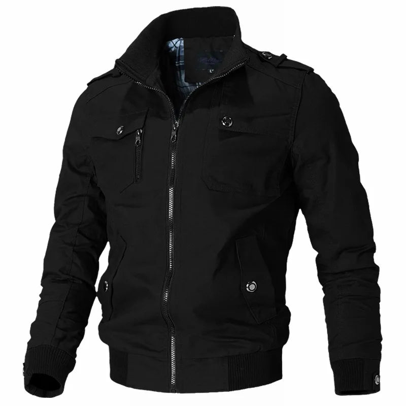 Autumn Winter Windbreaker Male Waterproof Field Jackets Hiking Camping Coat Casual Baseball Jacket Fishing Outerwear Man Clothes