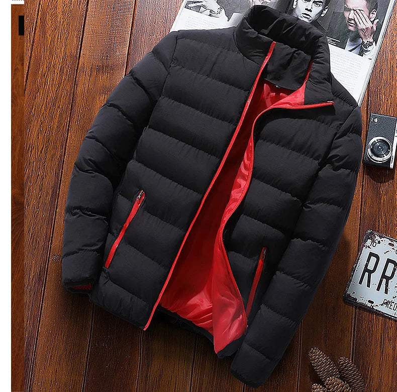 2025 New Fashion Zip Winter Jacket Men Women Autumn Coat Male Clothes Thin Style Casual Cotton Jackets