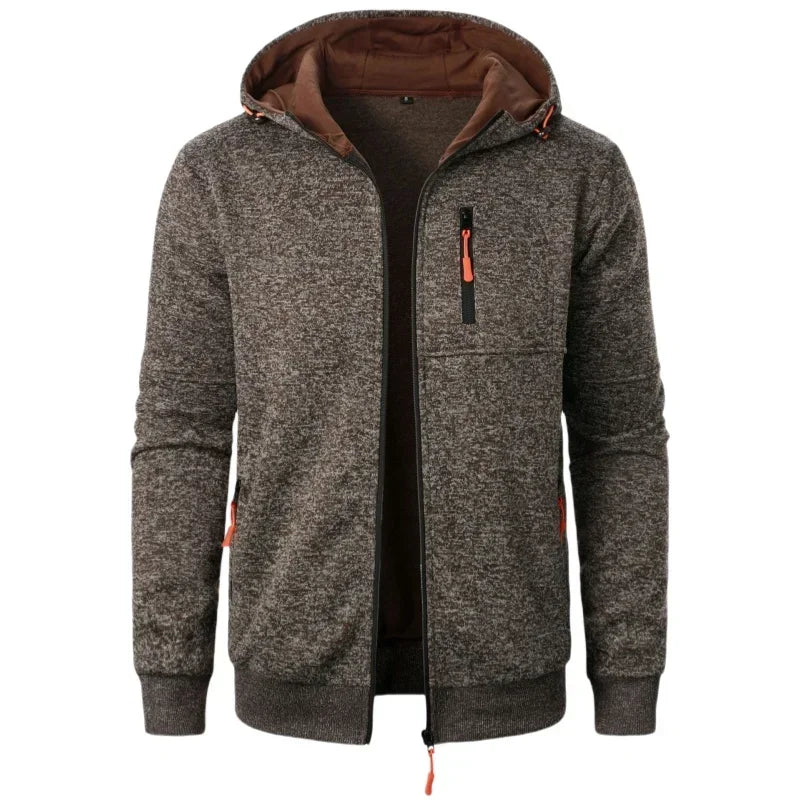 Men's Warm Cardigan Winter Sweaters Knitwear Zip-Up Jacket Man Coats fashion Sweatshirts Casual Knit Sweater Outwear Man Clothes