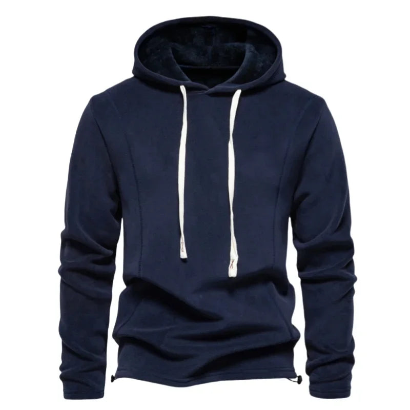 Autumn Winter Warm Pullover Men Casual Fleece Sweatshirts Sweater Male Zip Up Sweatshirt Stand Up Collar Blouse Tops Men Clothes