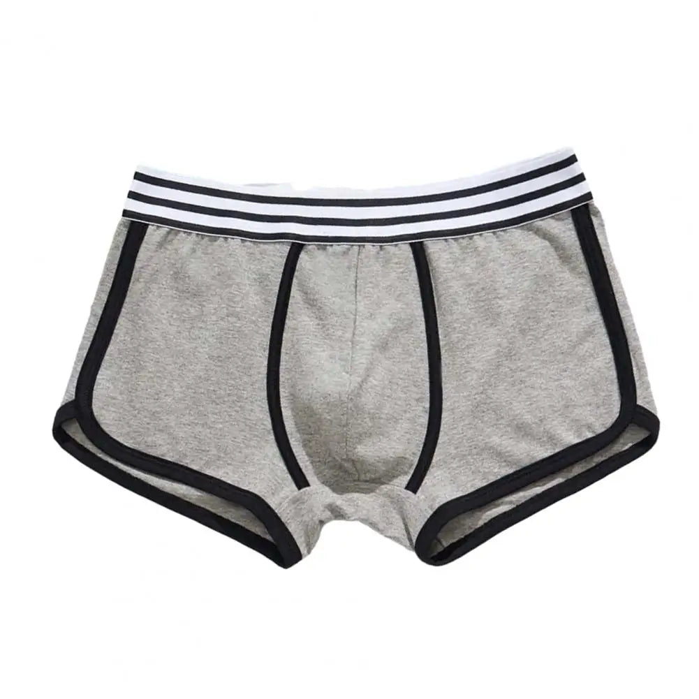 Men Boxers Underwear Soft Breathable U Convex Sweat Absorption Briefs High Elastic Men Underpants Underwear Мужские Трусики