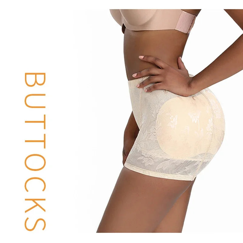 Body Shapewear Women Shaper Tummy Control Butt Lifter Fake Ass Buttock False Padded Panty Filling Hip Lift Slimming Underwear