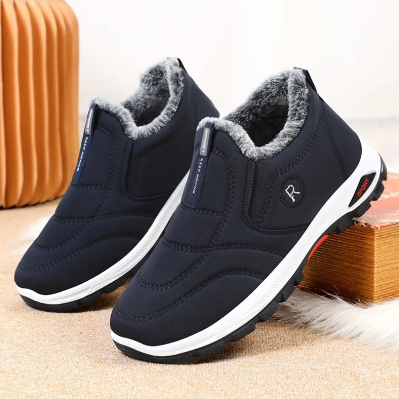 Men's sneakers Warm Cotton  Snow Ankle Boots casual shoes designer shoes Waterproof Snow Boots free shiping shoe