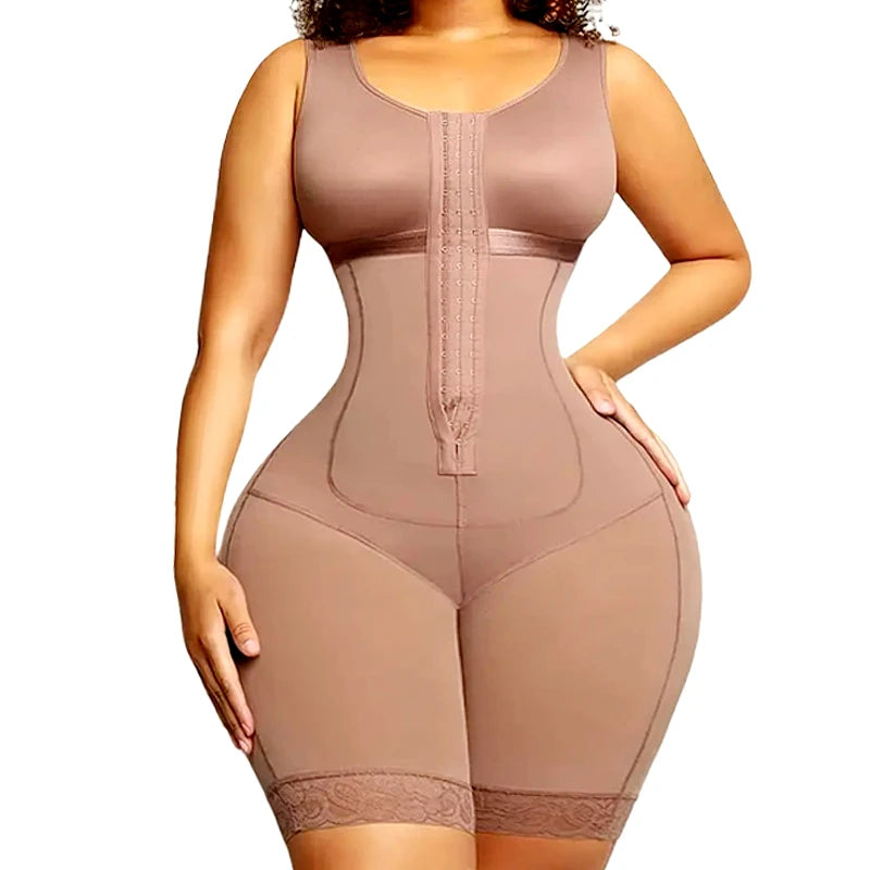 AfruliA Fajas Colombianas Girdle Bodysuits Shapewear Stage 2 Post-surgery Corset High Compression Waist Trainer Slim Body Shaper