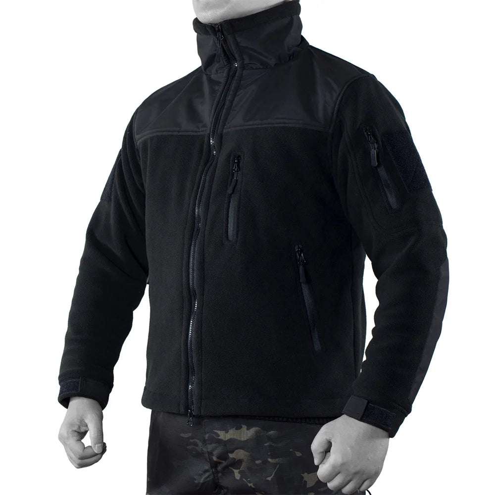 Tactical Winter Jacket Military Fleece Jacket Thermal Warm Camouflage Work Coats Mens Warm Clothes Safari Jacket Outwear