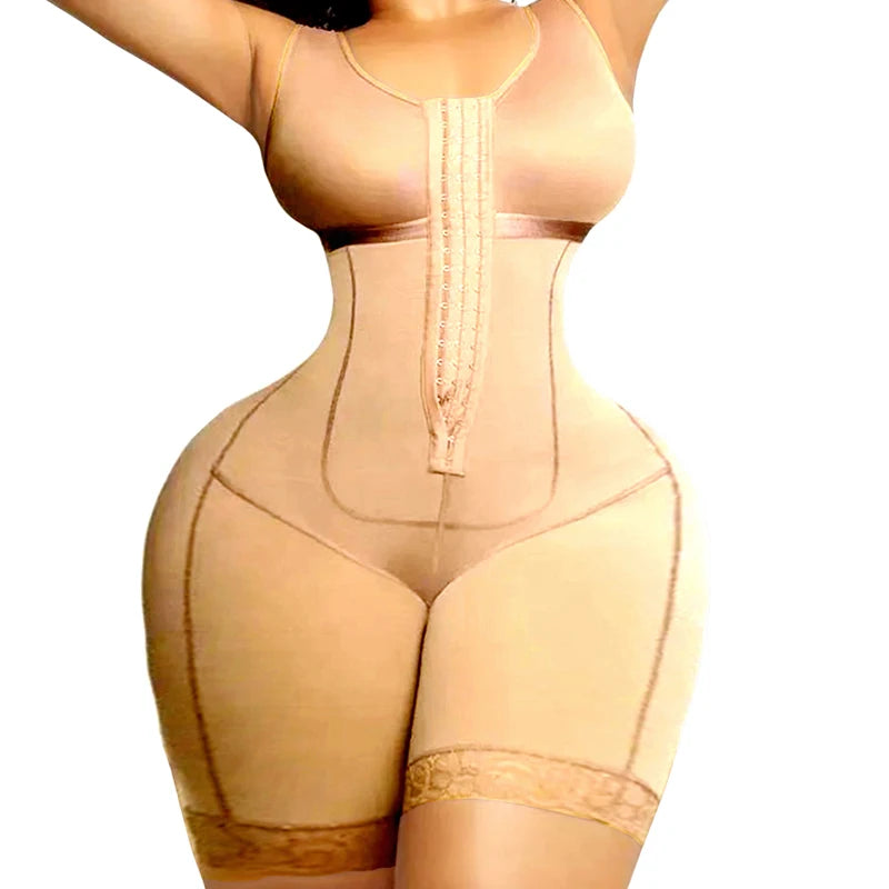 AfruliA Fajas Colombianas Girdle Bodysuits Shapewear Stage 2 Post-surgery Corset High Compression Waist Trainer Slim Body Shaper