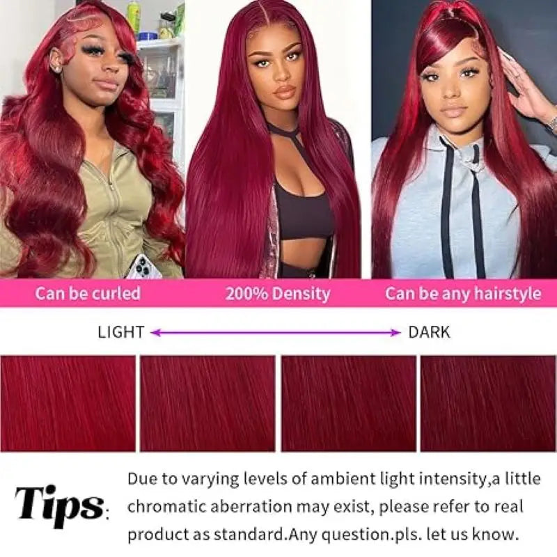 Wewave Burgundy 13x6 Hd Lace Frontal Human Hair Wig 99j Bone Straight Human Hair Wigs 13x4 Hd Lace Frontal Wig Bleached Knoted