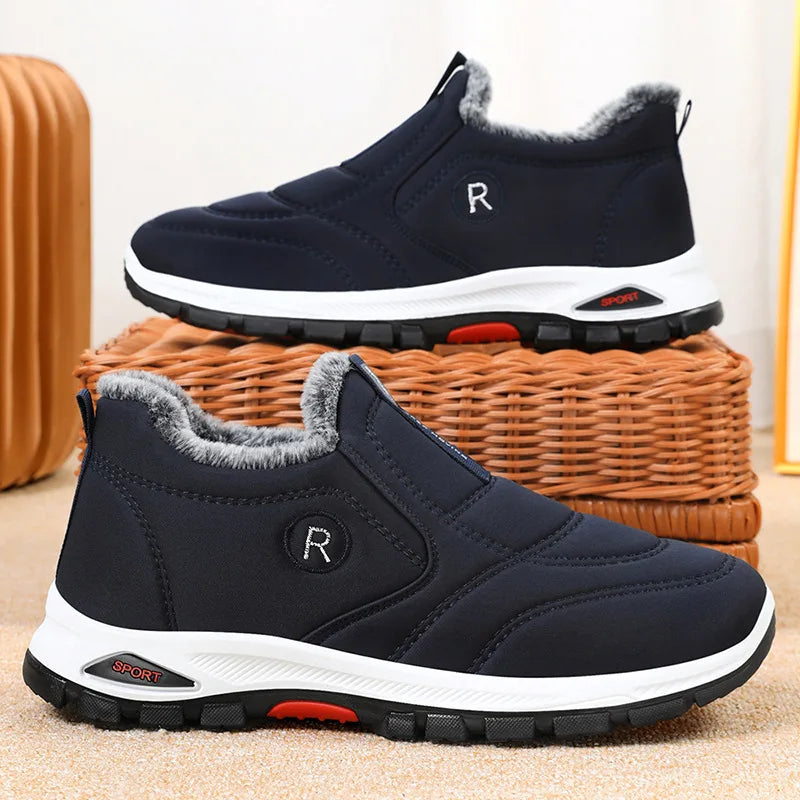 Men's sneakers Warm Cotton  Snow Ankle Boots casual shoes designer shoes Waterproof Snow Boots free shiping shoe