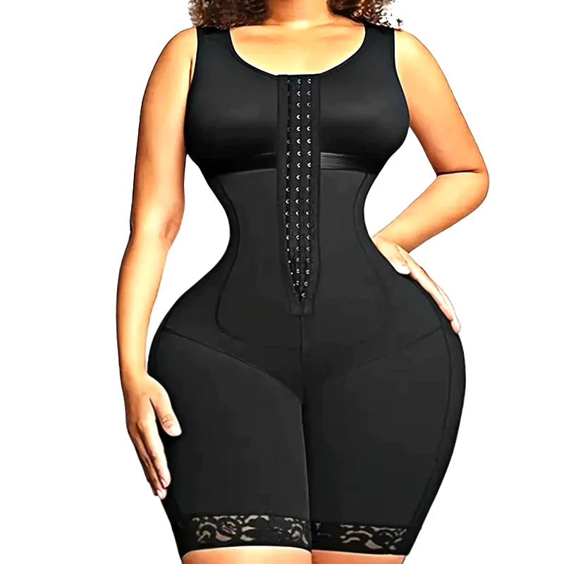 AfruliA Fajas Colombianas Girdle Bodysuits Shapewear Stage 2 Post-surgery Corset High Compression Waist Trainer Slim Body Shaper