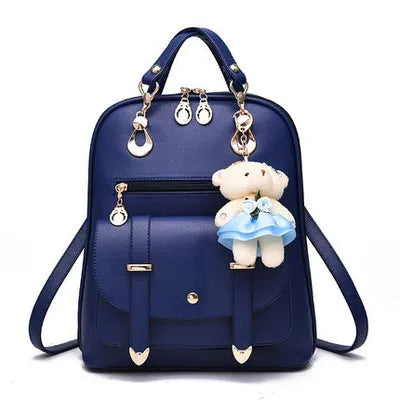 Fashion Backpacks Female High Quality Leather Bagpack for Women Rucksacks Large Capacity School Bag Ladies Travel Bags Mochilas