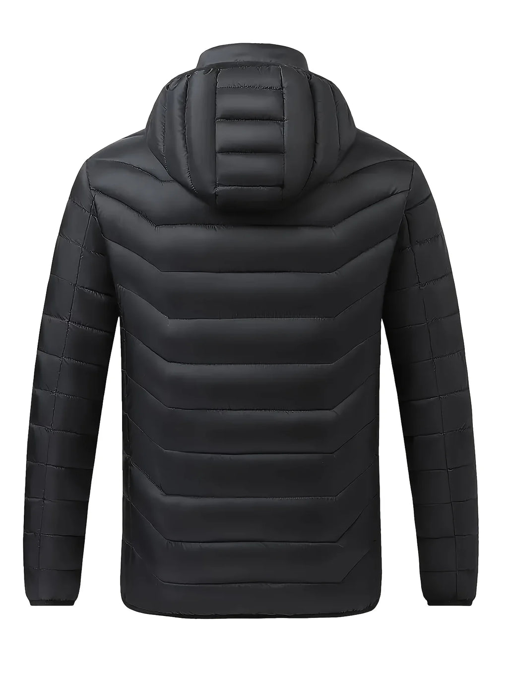 Men's and Women's Intelligent 8-Zone Heating, V-neck Hooded Lightweight Insulation Jacket (Does Not Include Portable Charger and