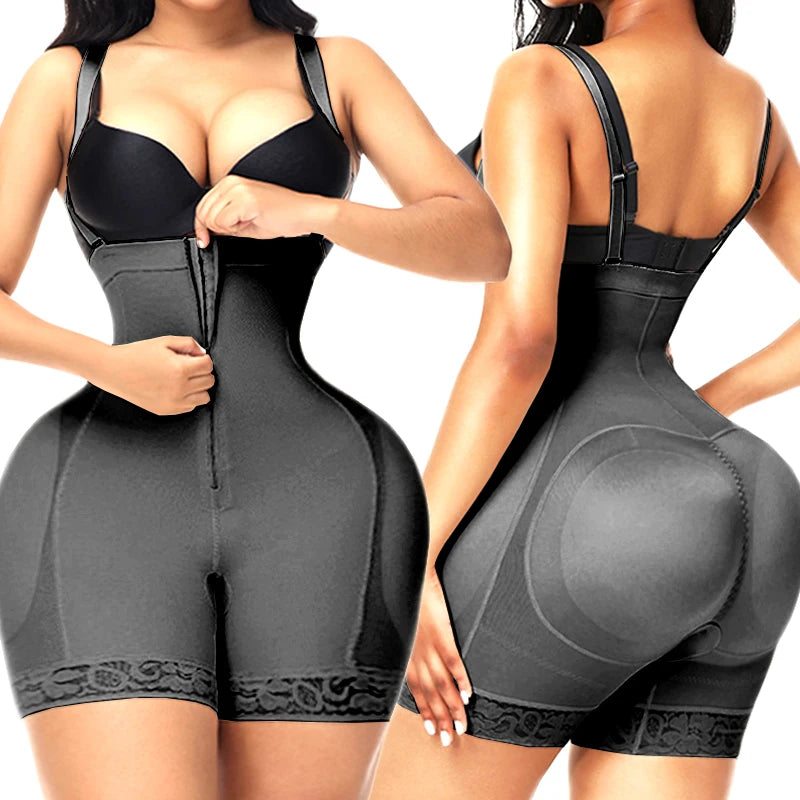 Bodysuits Shapewear Padded Hip Enhancer Bra Cushion Butt Lifter Sexy Back Body Shaper Jumpsuits Fajas Colombianas Girdles Corset