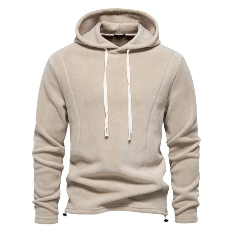 Autumn Winter Warm Pullover Men Casual Fleece Sweatshirts Sweater Male Zip Up Sweatshirt Stand Up Collar Blouse Tops Men Clothes