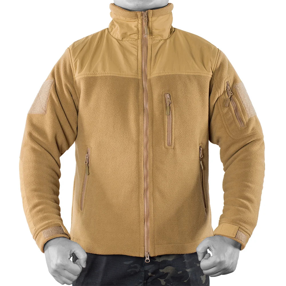 Tactical Winter Jacket Military Fleece Jacket Thermal Warm Camouflage Work Coats Mens Warm Clothes Safari Jacket Outwear