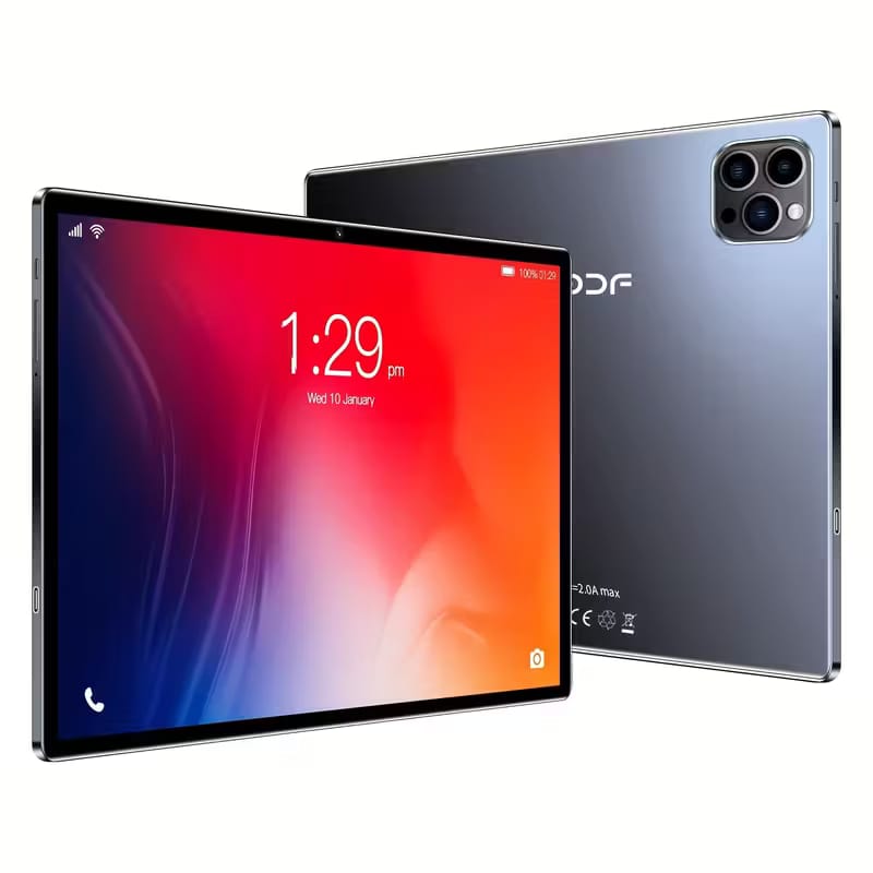 BDF Android 10.1-inch Tablet with Google Play. Octa Core. Dual Camera, Dual SIM, 3G Phone Calling