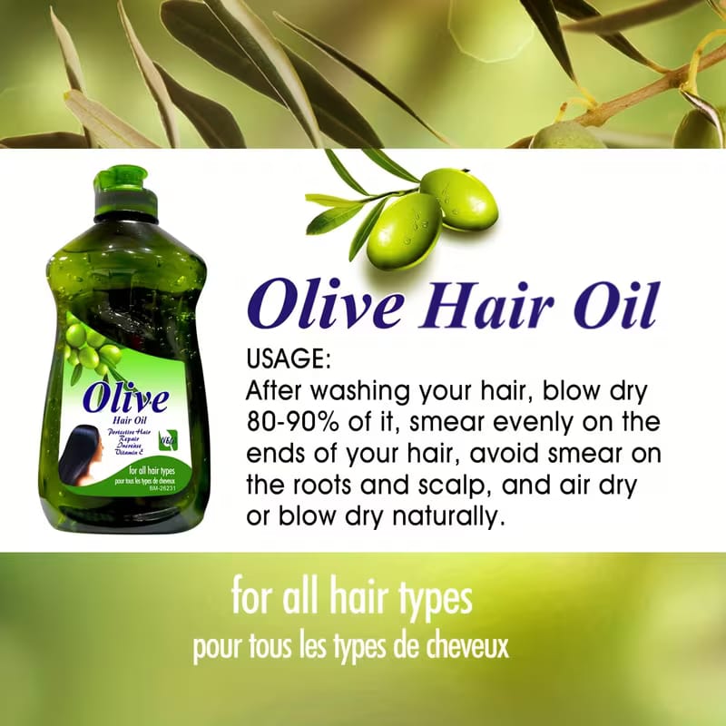 250ML ESSENTIAL OIL, MOISTURISING, SPLIT HAIR AND MAKE HAIR SMOOTH