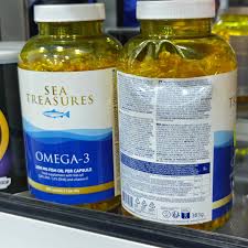 OMEGA-3 Food supplement with fish oil. 1000 MG  FISH OIL PER CAPSULE