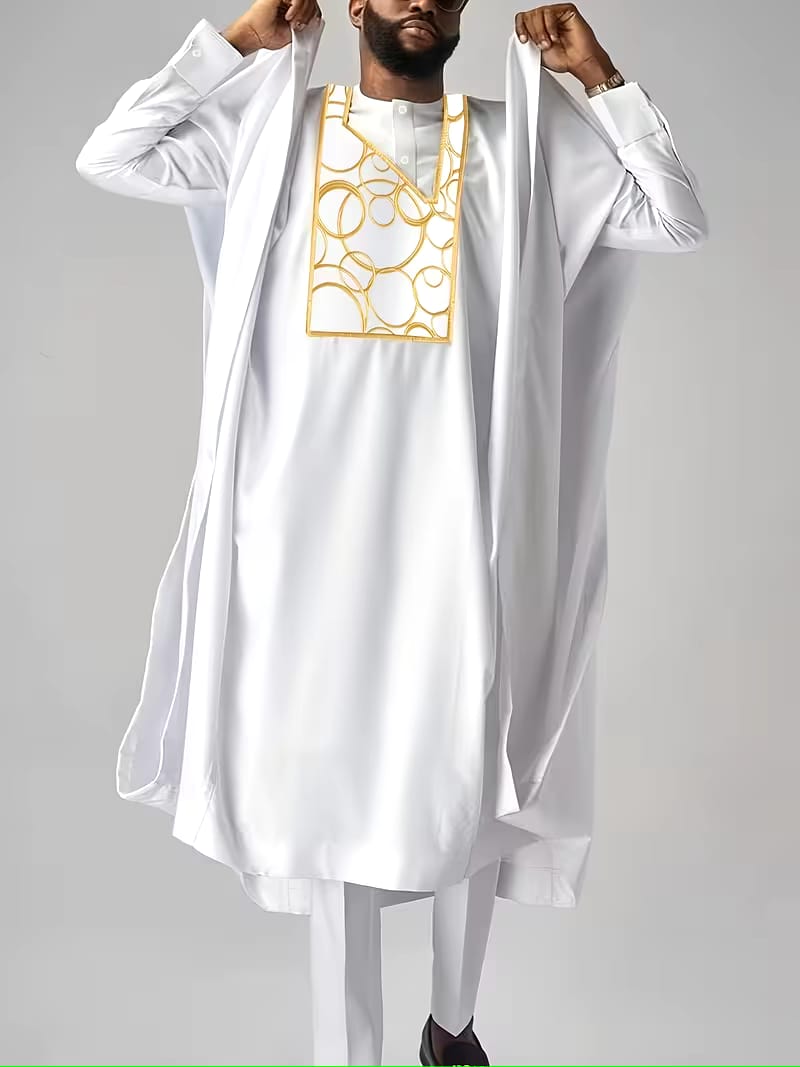 Men's Agbada 3pcs Suit,...
