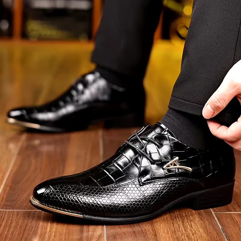 Men's Dress Shoes New Men's Elegant Footwear Men's Large Size Loafers Casual Shoes Men's Gift Pointed.
