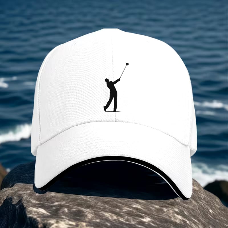 1pc Golf Swing Djustable, Machine Washable Baseball cap, Perfect for Outdoor Activities, Unisex and Casual
