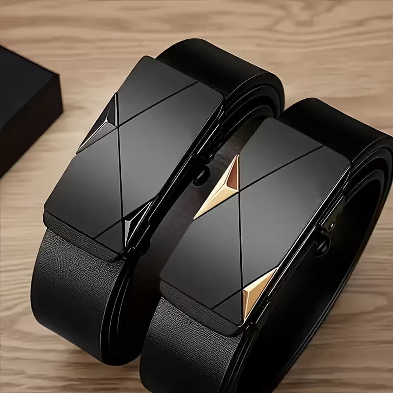 Men's Belt Trendy Business Belt Fashion Jeans Belt. White Collar, Casual, Ideal Choice for husband Or