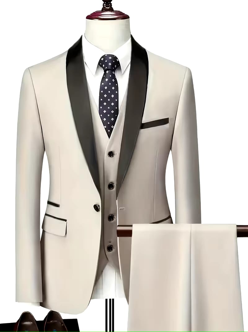 Men 3pcs Suit Set Men F....